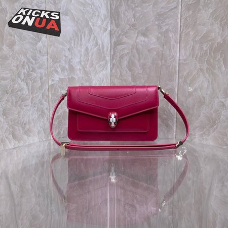 Bvlgari Serpenti Forever East-West Shoulder Bag Red 292525