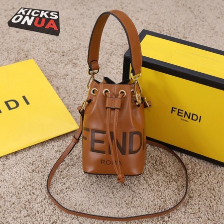 Fendi Mon Tresor Brown Leather Mini-Bag 8BS010AC9LF0QVK