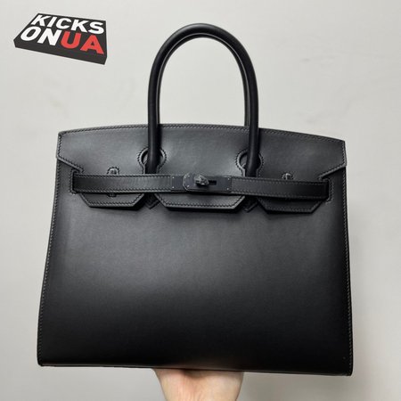 Hermes Birkin 35cm SO Black Box Black Hardware