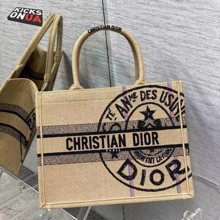 Dior Tote Bag Embroidery Book Tote