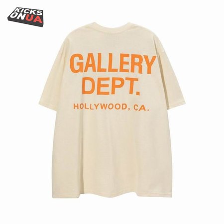 Gallery Dept Souvenir T-Shirt Cream/Orange