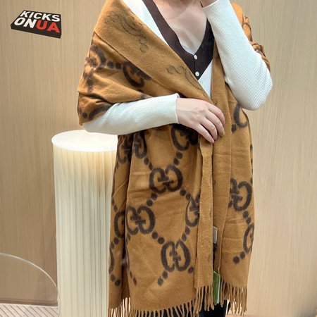 Gucci Brown GG Black Shawl