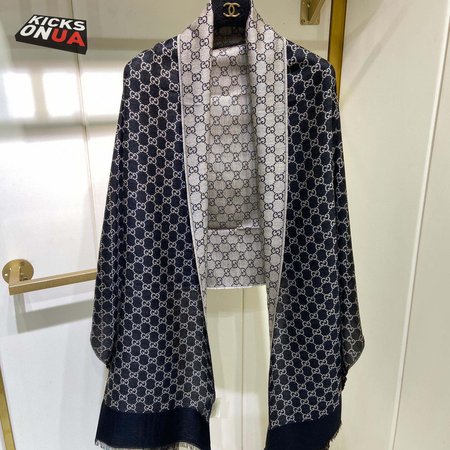 Gucci Double G Monogram Long Scarf