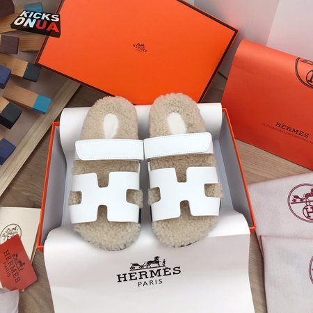 Hermes Chypre Sandal White
