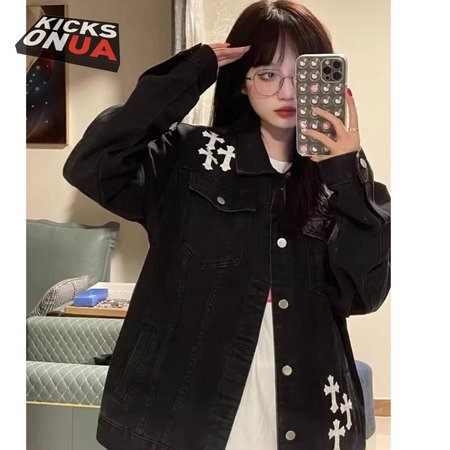 Chrome Hearts Denim Jacket Black M-XL