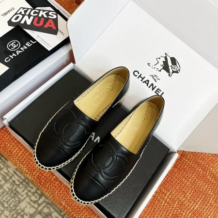Chanel Espadrilles Lambskin Black 35-40
