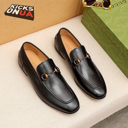 Gucci Jordaan Leather Loafer Black Leather 38-44