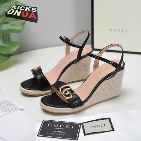 Gucci Leather Platform Espadrille 35-41