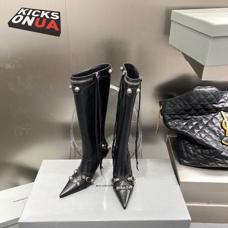 Balenciaga Cagole 90mm Boot In Black 35-40