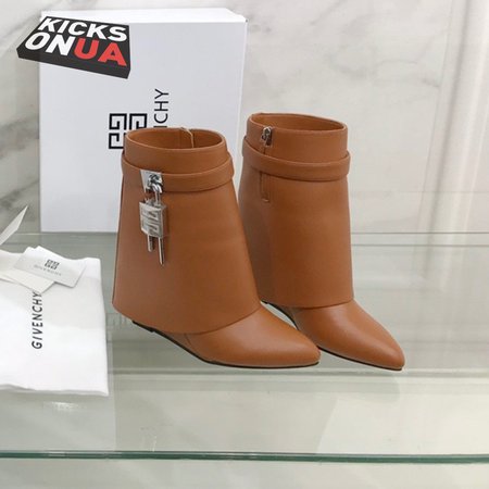 Givenchy Shark Lock Boots In Leather 35-39